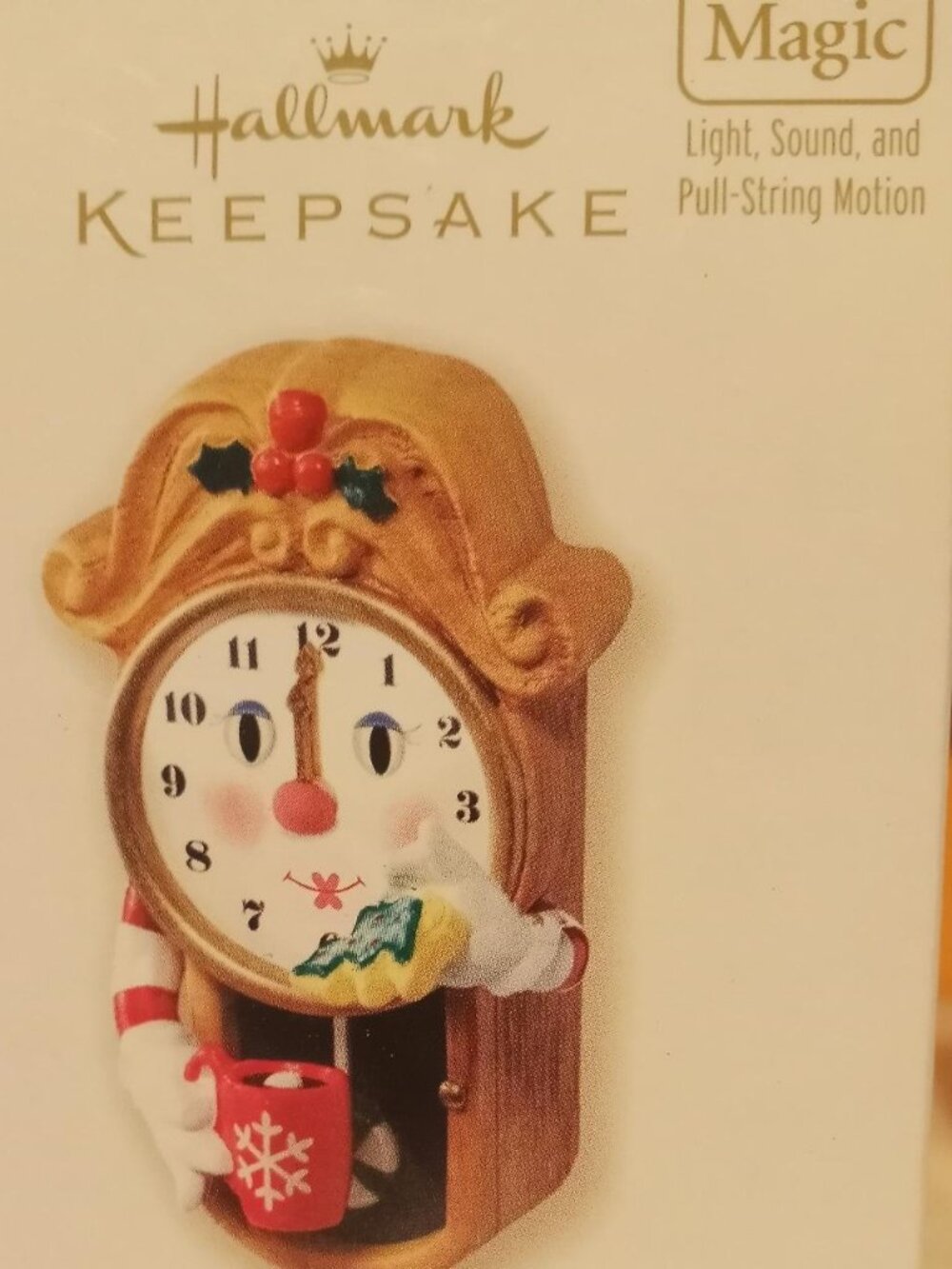 Hallmark Keepsake Cookie Clockington Christmas Ornament - 2007